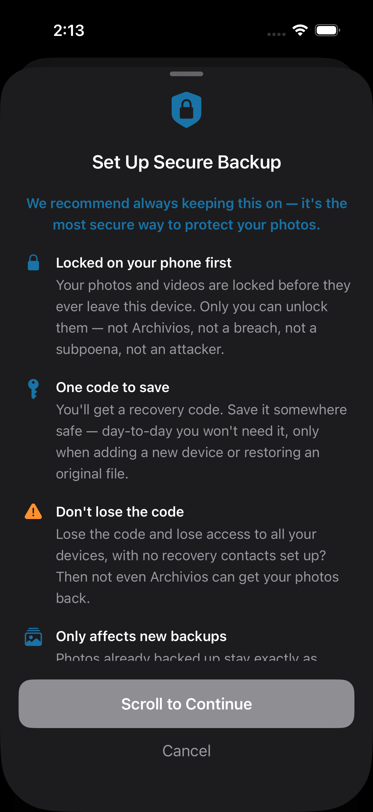 Turning on encryption, explained in plain language